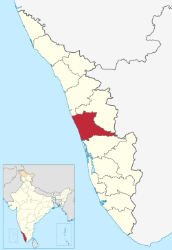 Триссур на карте