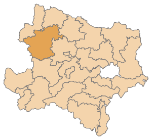 Цветль (округ) на карте