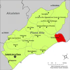 Расположение муниципалитета Торребланка на карте провинции