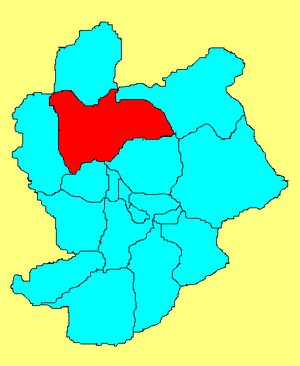 Чжанбэй на карте