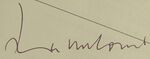 Изображение автографа