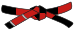 BJJ black red belt.svg