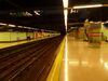 Estación de Alonso Cano, uno de los andenes, Línea 7, Madrid, España, 2015.JPG