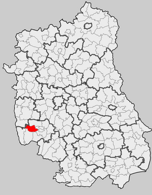 Дзежковице на карте