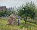 Pissarro - Pommiers à Eragny, matinée de soleil, 1903.jpg