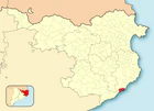 Расположение муниципалитета на карте провинции