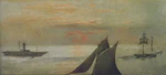 Édouard Manet - 'Bateaux en mer, soleil couchant.jpg