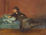 Édouard Manet - Berthe Morisot on a divan.jpg