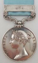 Army Of India Medal with clasp 'Ava', Obverse.jpg