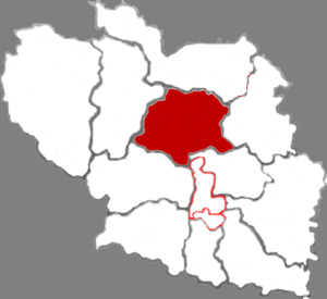 Сянъюань на карте