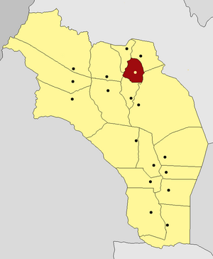 Департамент Кастро-Баррос на карте