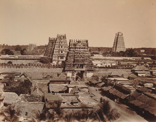 KITLV 92170 - Unknown - Ranganatha temple complex at Srirangam in India - Around 1870.tif