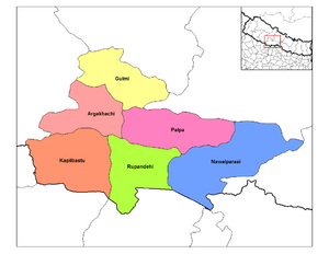 Лумбини на карте