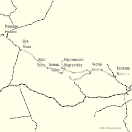 Map Балахнинско-Шуйская сеть узкоколейных железных дорог 2020-04-11.svg