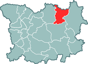 Витебский повет на карте