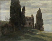 Arnold Böcklin - Italienische Villa im Frühling (ca. 1870).jpg