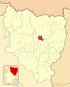Расположение муниципалитета на карте провинции