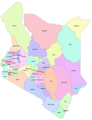 Новое административное деление Кении