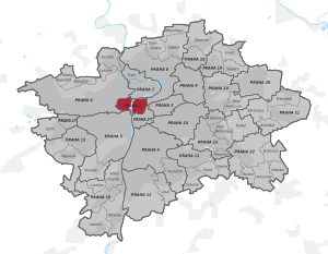 Прага 1 на карте