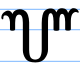 Theban glyph X.svg