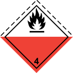 UN transport pictogram - 4 (red).svg