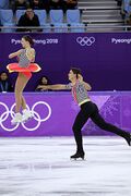 Anna Dušková and Martin Bidař - 2018 Olympics - 4.jpg