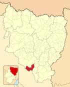 Расположение муниципалитета на карте провинции