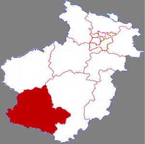 Луаньчуань на карте