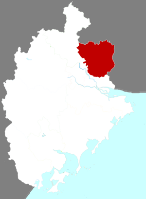 Чантай на карте