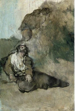 Goya - El herido, Ca. 1820 - 1824, 335 (8618).jpg