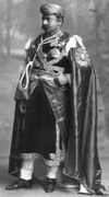 H.H. Maharaja Thakore Shri Sir Bhagwant Singhji Sagramji Sahib Bahadur, Maharaja of Gondal, GCSI, GCIE, 1911.jpg