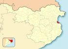 Расположение муниципалитета на карте провинции