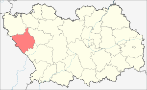 Башмаковский район на карте