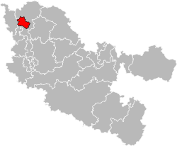 Тьонвиль на карте