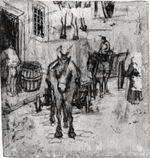 Van gogh Studies of Donkey Carts kmm f952v jh193.jpg