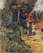 Gauguin 1885 Étable près de Dieppe II.jpg