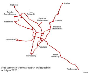 Map of tram system in Szczecin.svg