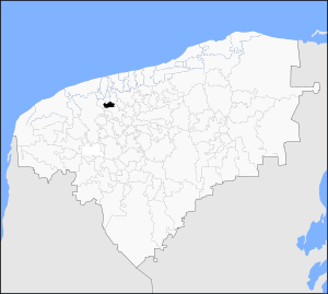 Yaxkukul en Yucatan.svg