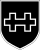 30th Waffen Grenadier Division of the SS.svg