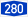 Bundesautobahn 280 number.svg