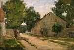 Camille Pissarro, Route de Port-Marly, 1860 — 1867, PD.58-1958, The Fitzwilliam Museum.jpg