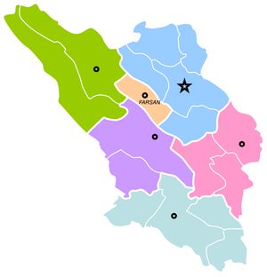Фарсан на карте