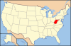 Map of USA WV.svg