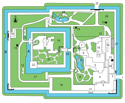 Nijo Castle plan.svg