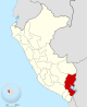 Peru - Puno Department (locator map).svg