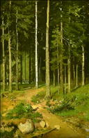 Иван Шишкин - Дорога в лесу..jpg