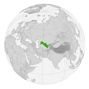 Узбекистан на карте мира