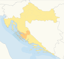 Задарска на карте