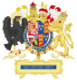 Full Ornamented Coat of arms of Philip II of Spain (1556–1558).svg