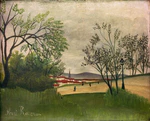 Henri Rousseau - Landscape with church spire.jpg